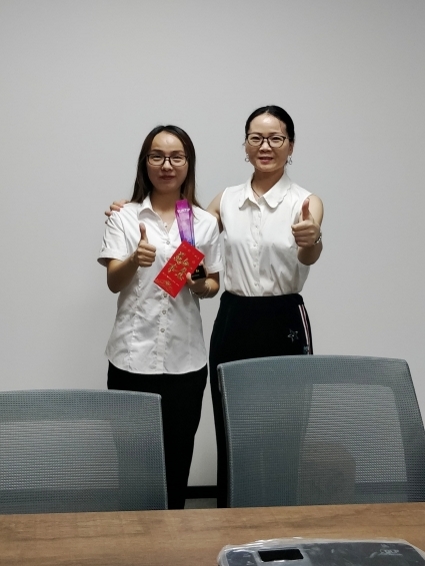 廣東舜天東莞分公司銷售部2019年8、9月份銷售之星頒獎(jiǎng)